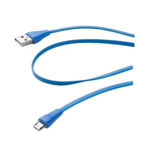 MICROUSB USB DATA CABLE 12M blue