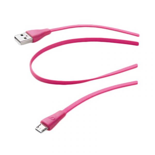 MICROUSB USB DATA CABLE 12M pink